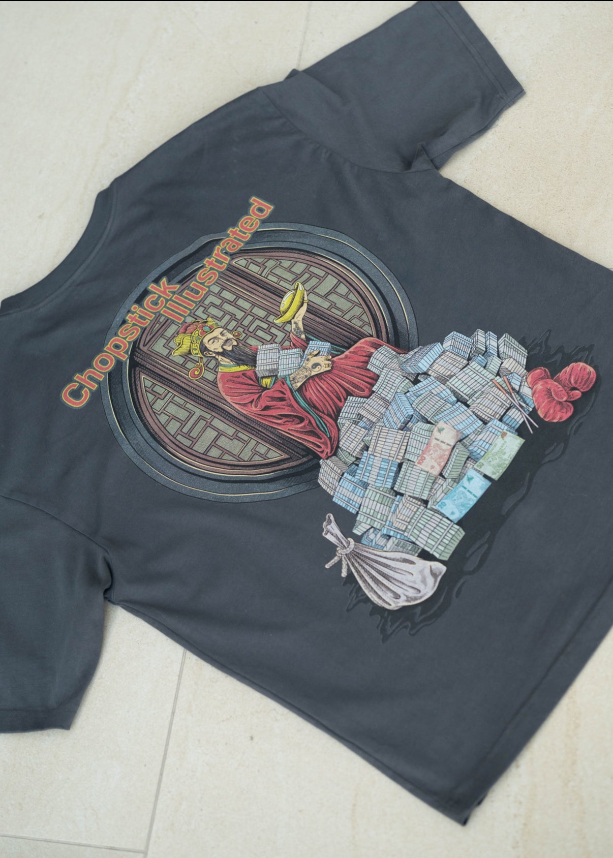 Choy Sun Chopstick Illustrated (Chinese New Year) Tee