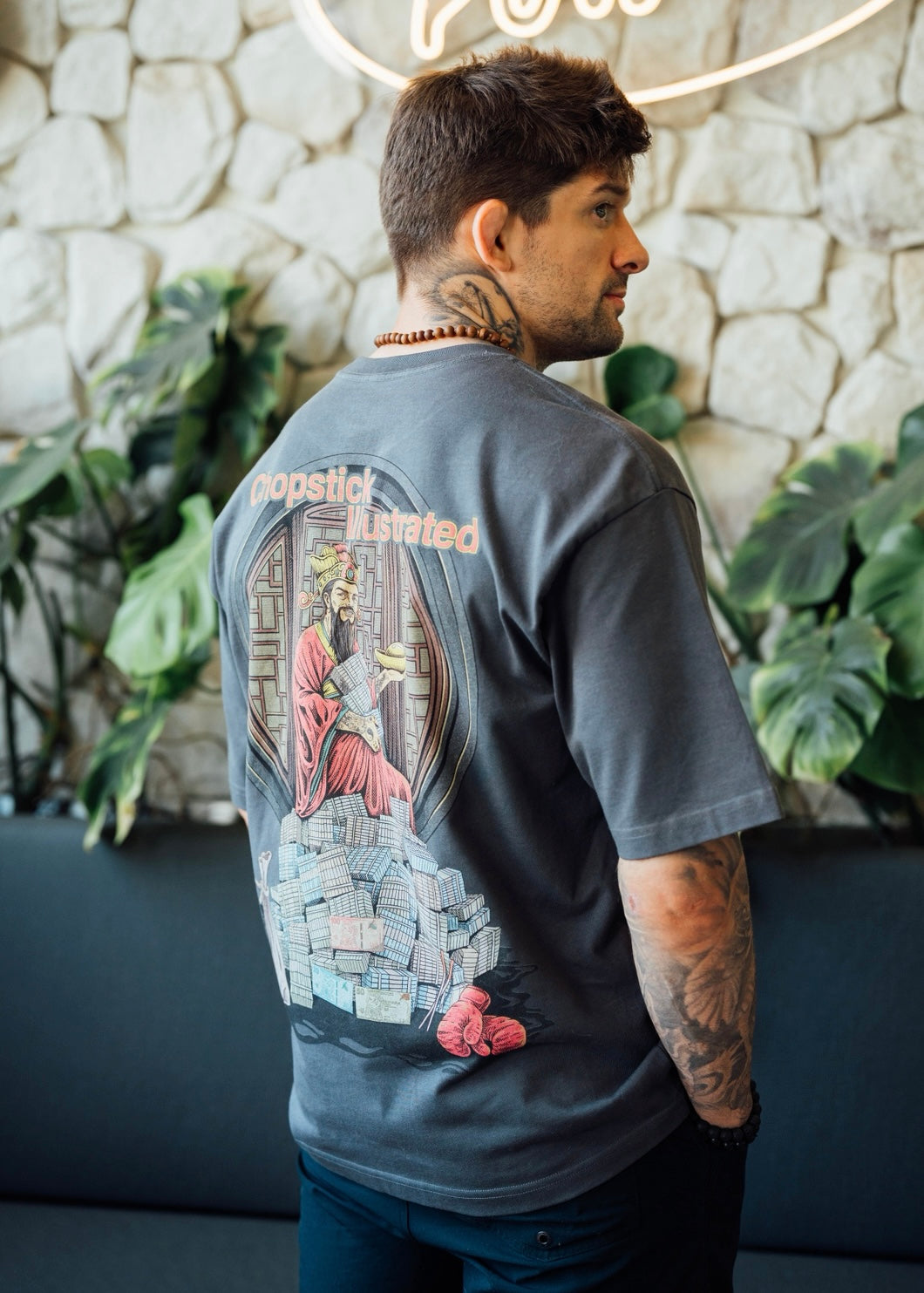 Choy Sun Chopstick Illustrated (Chinese New Year) Tee